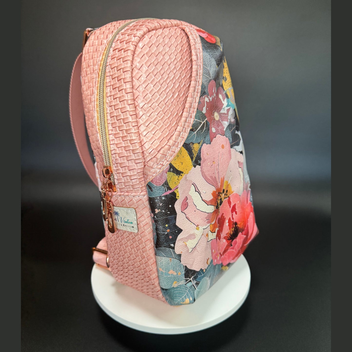 Rose gold sling purse for women