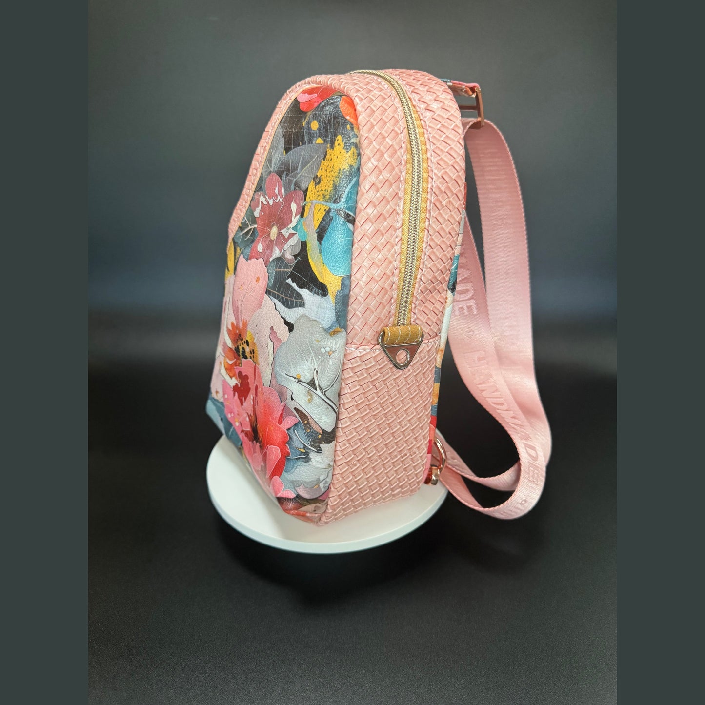 Rose gold sling purse for women