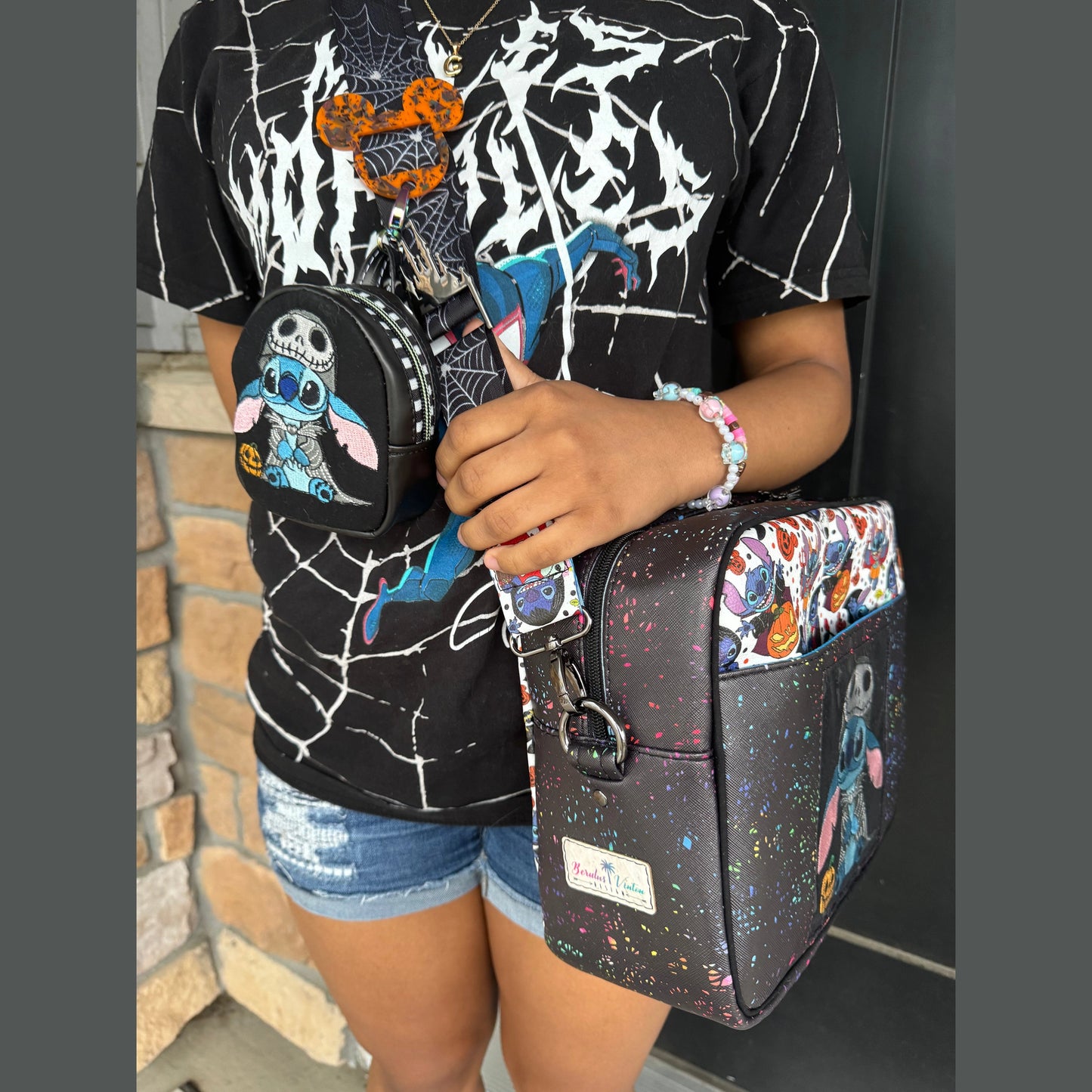 Spooky Halloween-themed crossbody