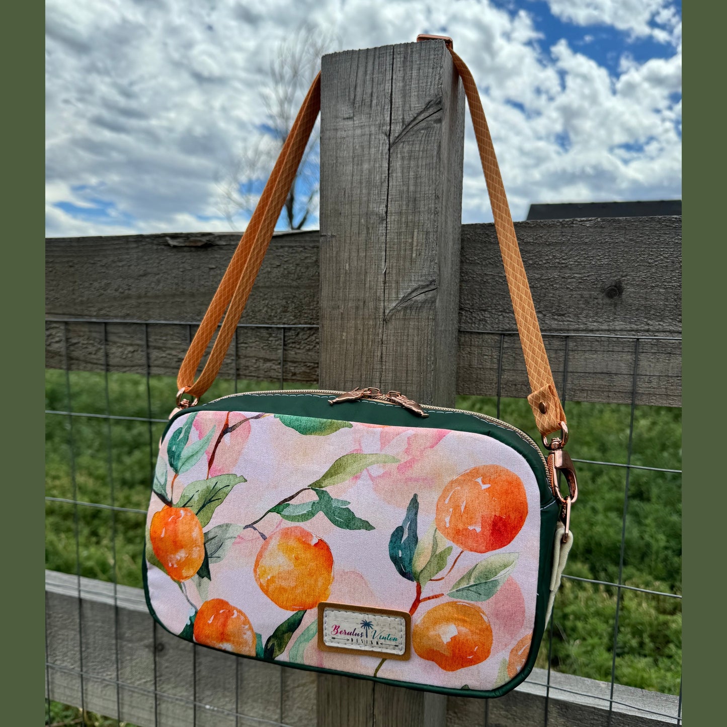 Lightweight summer fabric purse
