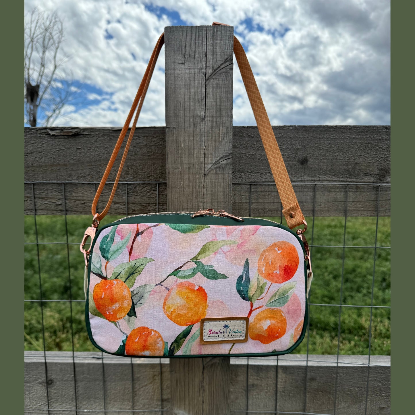 Lightweight summer fabric purse
