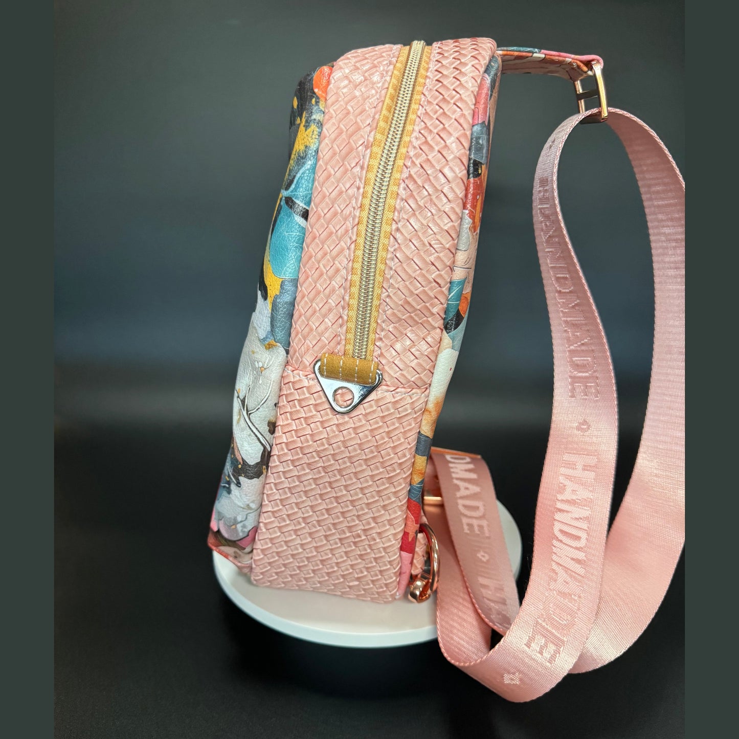 Rose gold sling purse for women