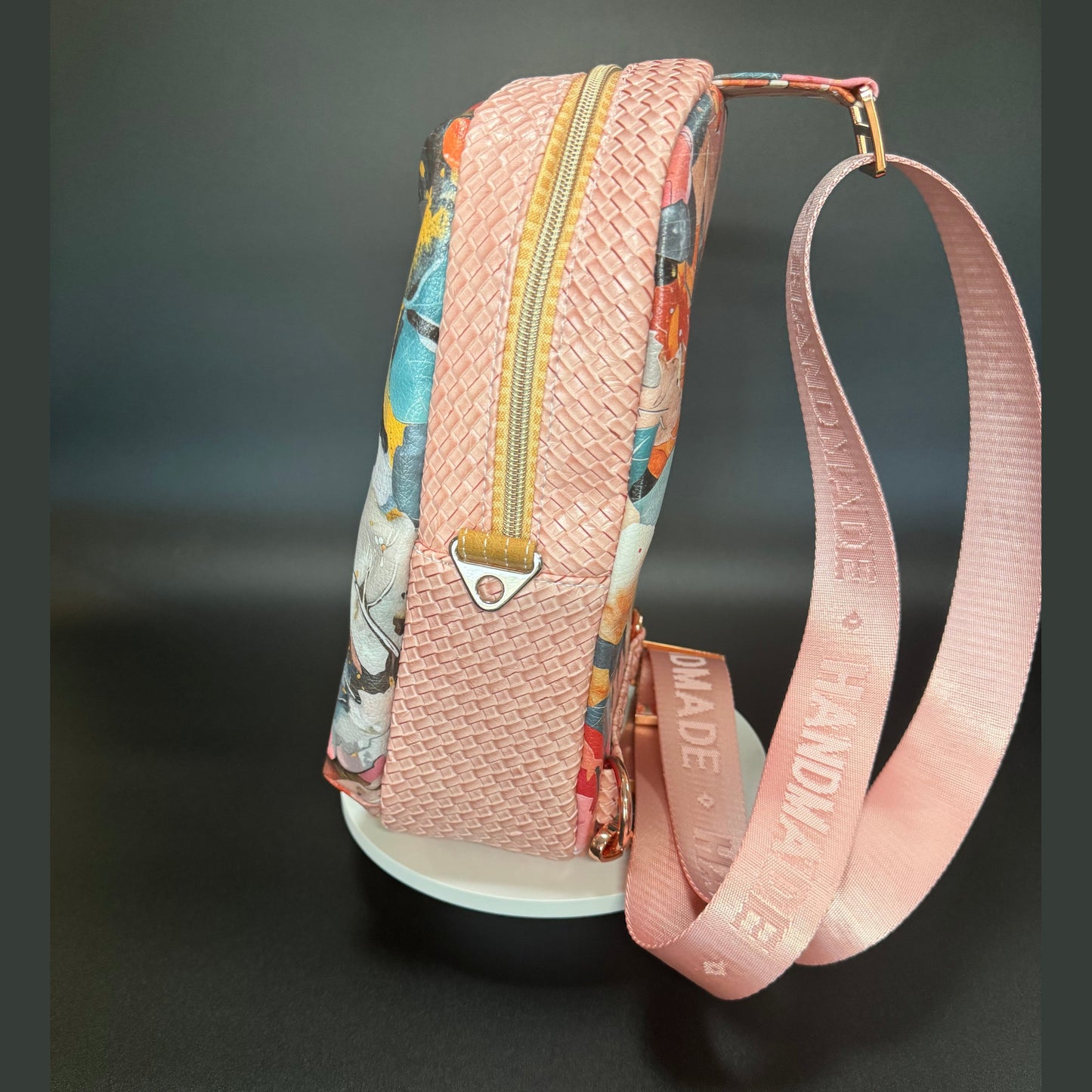 Rose gold sling purse for women