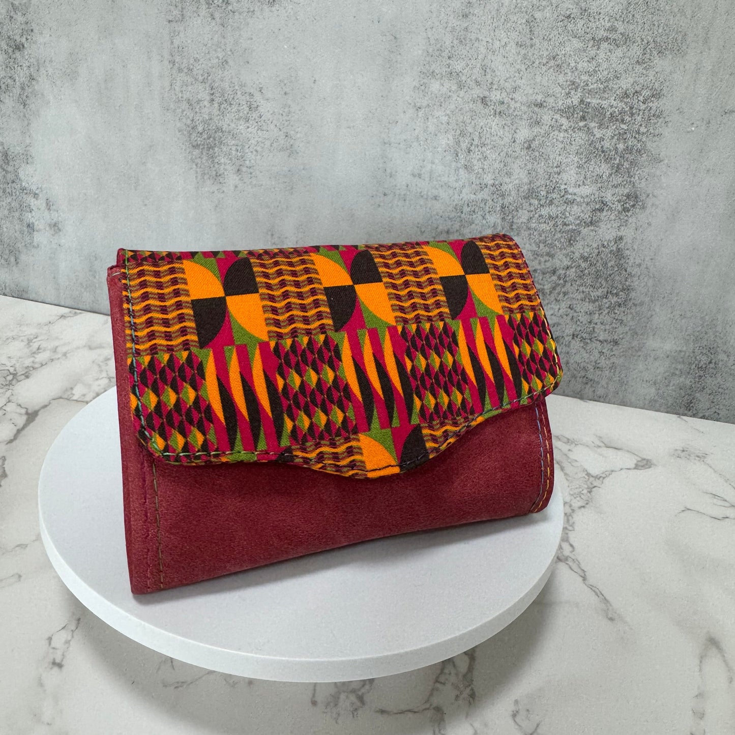 Elegant faux leather wallet