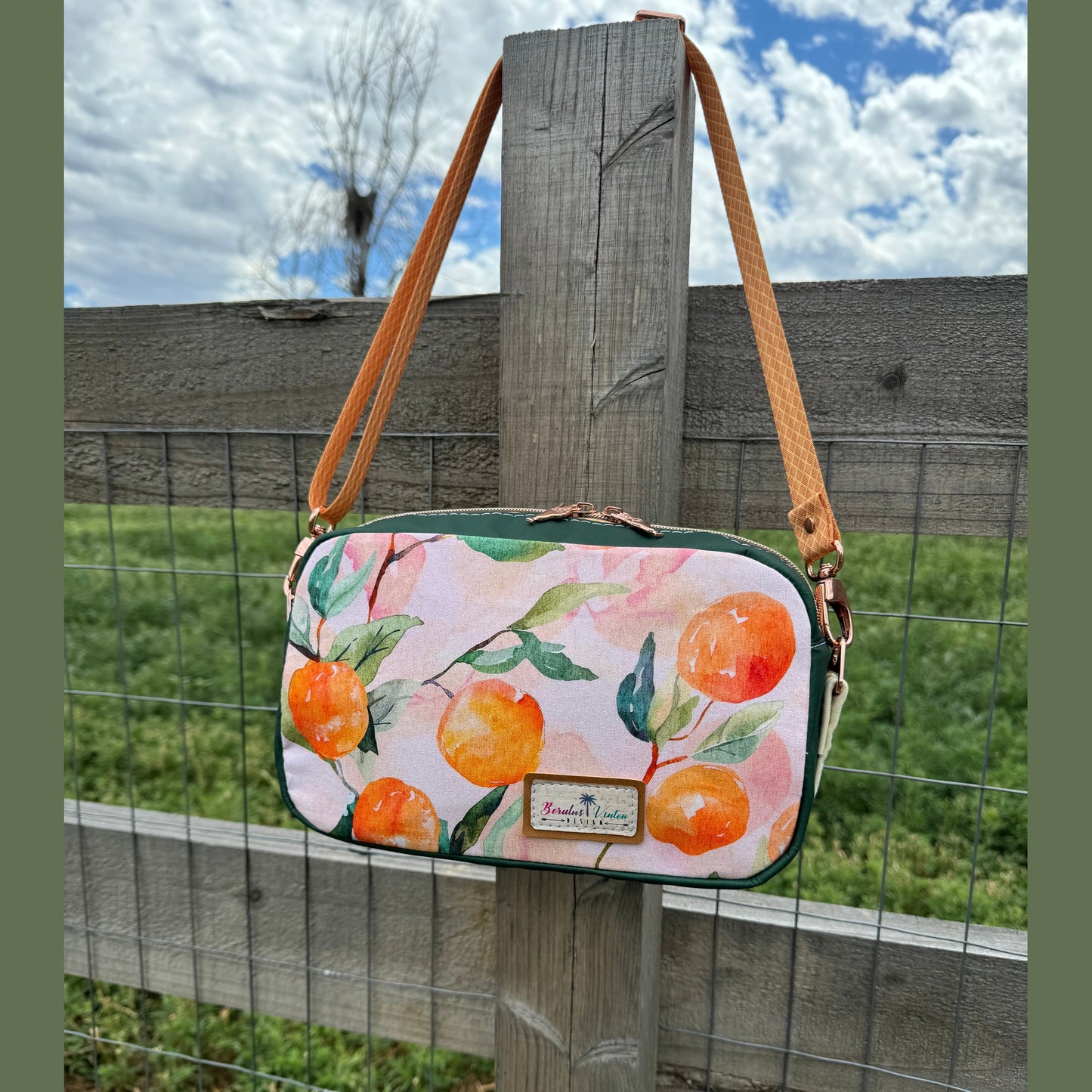 Lightweight summer fabric purse
