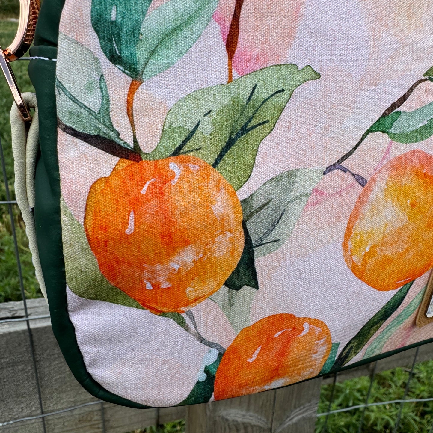 Lightweight summer fabric purse