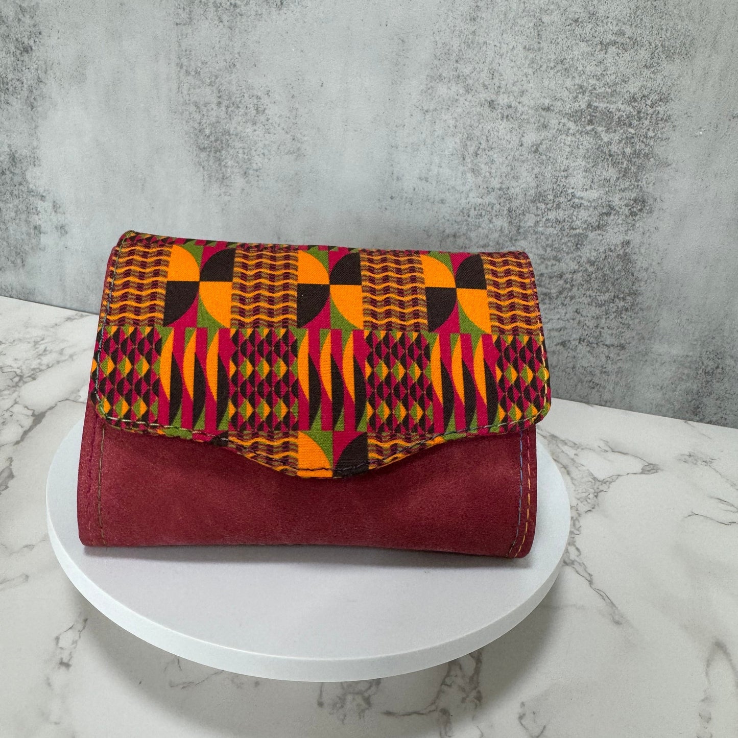 Elegant faux leather wallet
