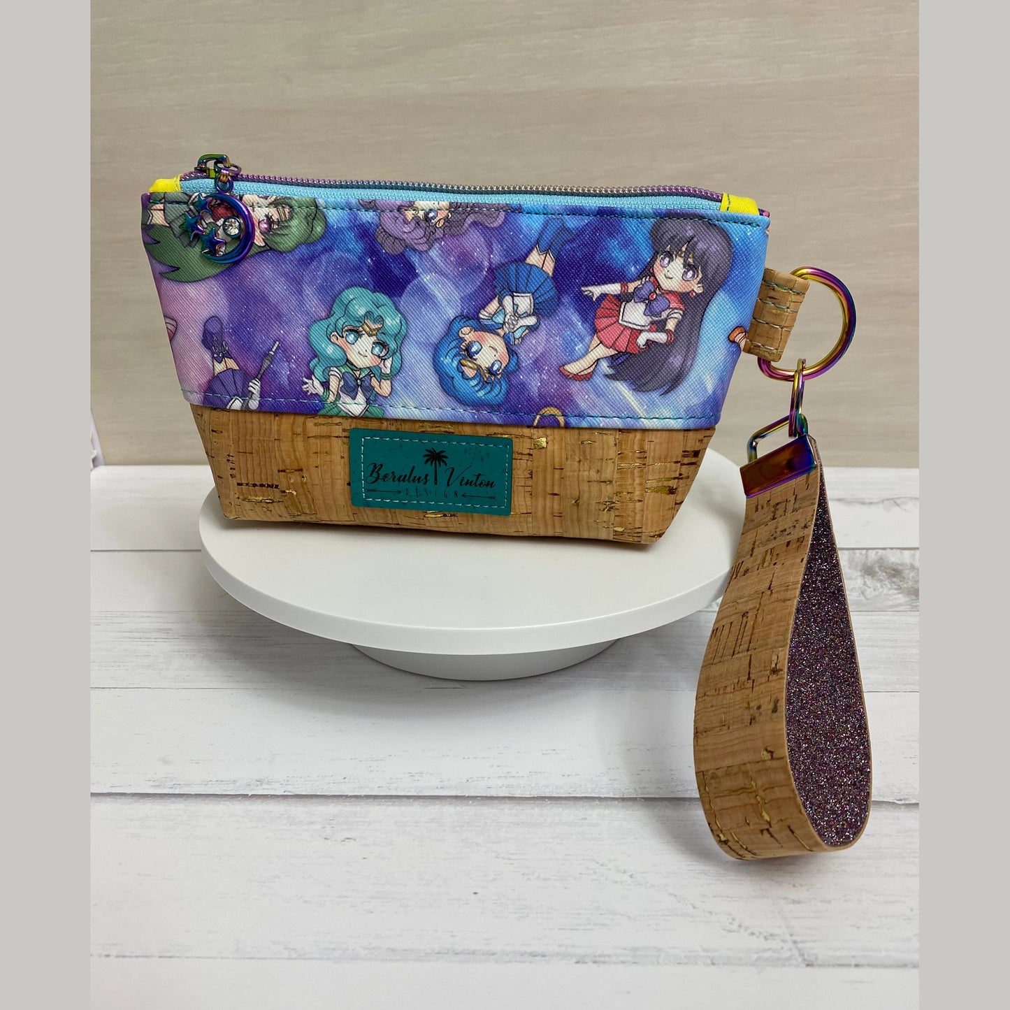 Pink anime-style treat bag