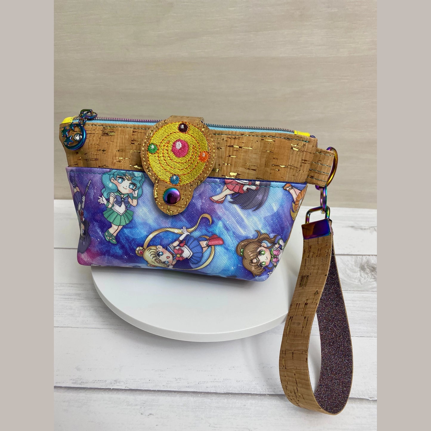 Tab-closure anime treat pouch