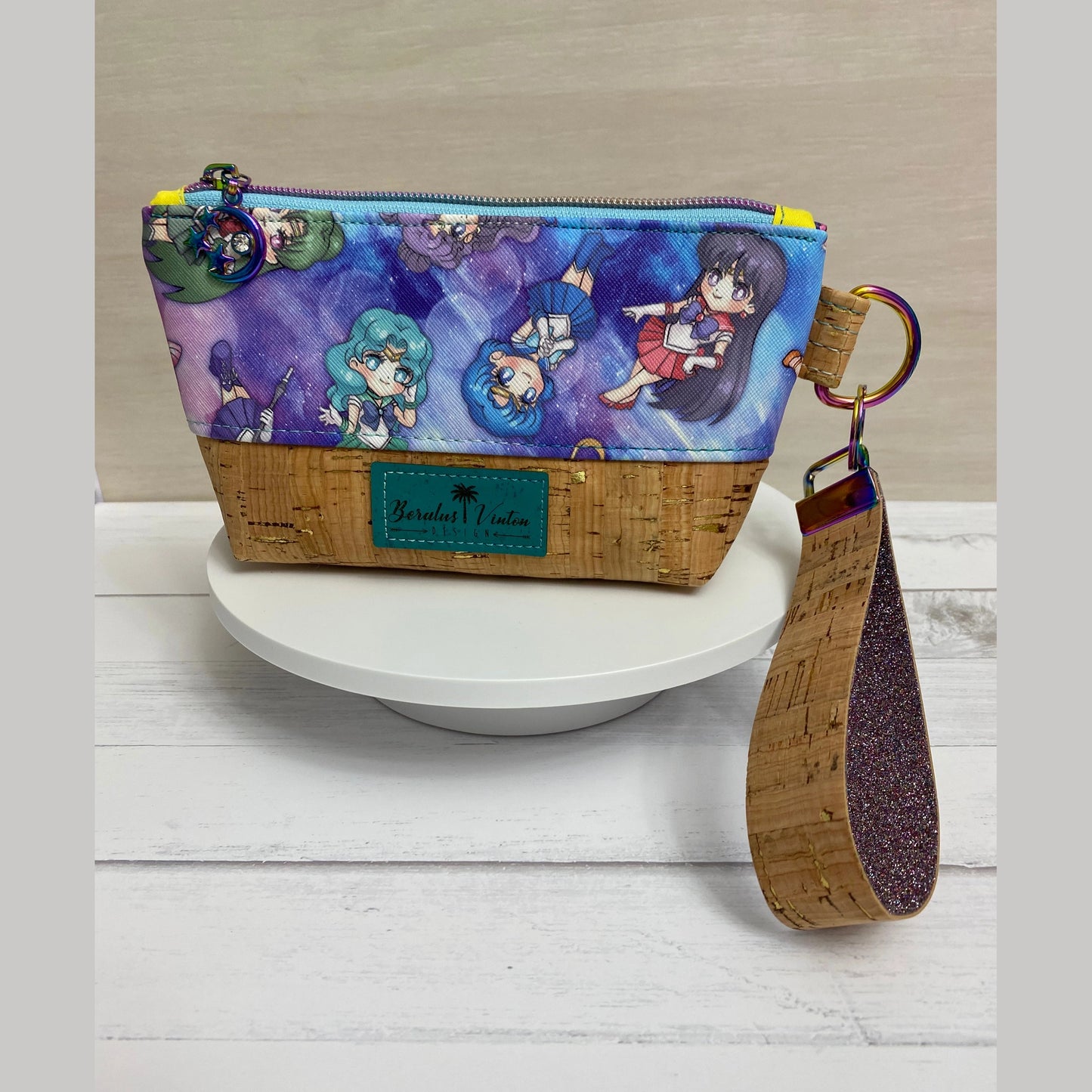 Pink anime-style treat bag