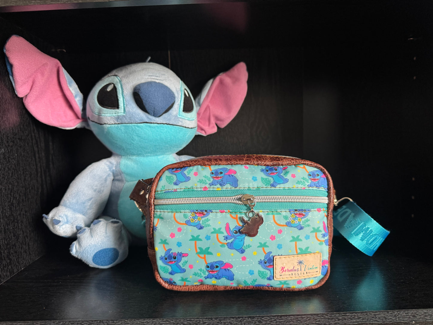 Cute Stitch Crossbody Sling Bag | Small Handmade Travel & Park Bag