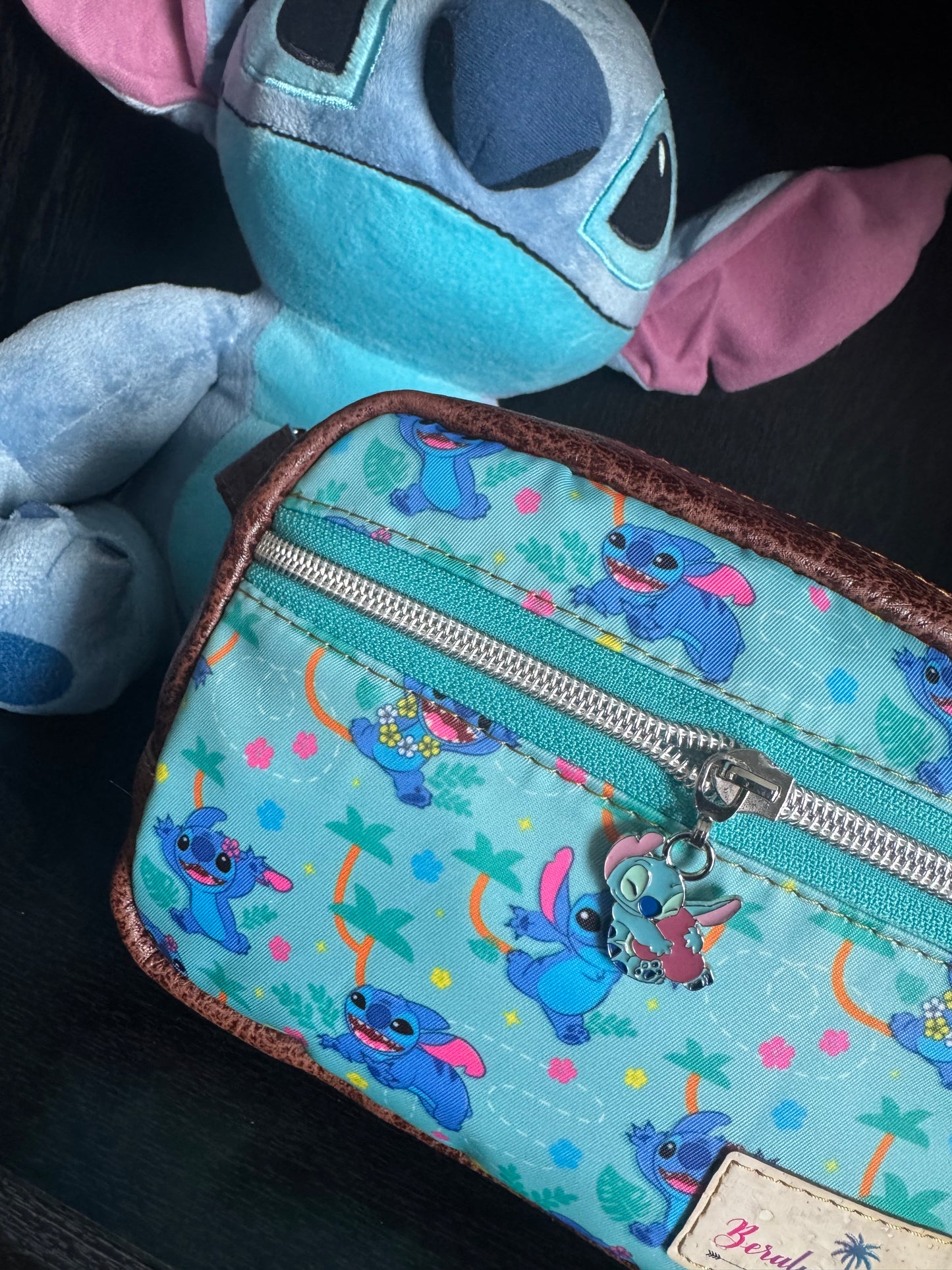 Cute Stitch Crossbody Sling Bag | Small Handmade Travel & Park Bag