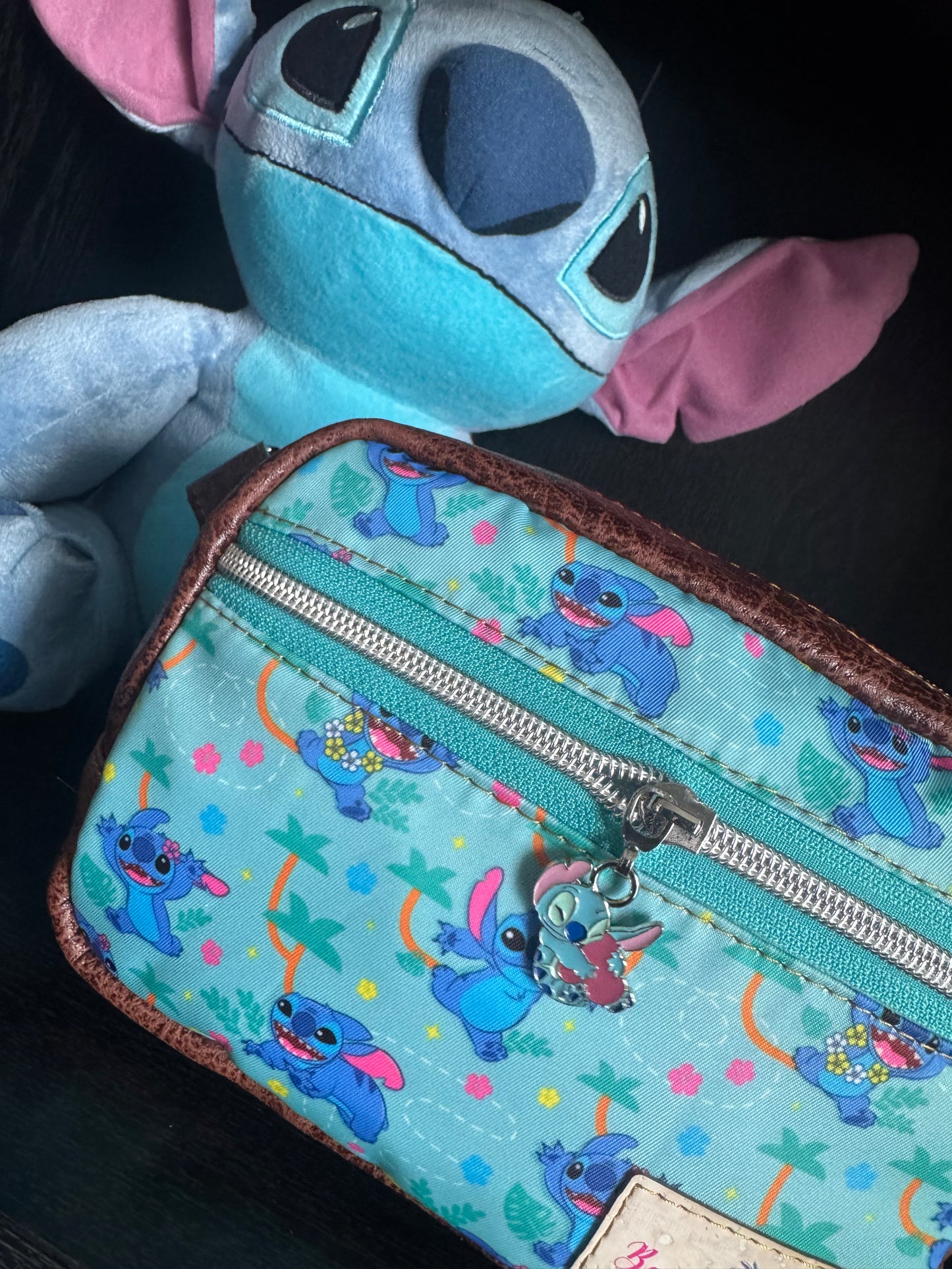Cute Stitch Crossbody Sling Bag | Small Handmade Travel & Park Bag