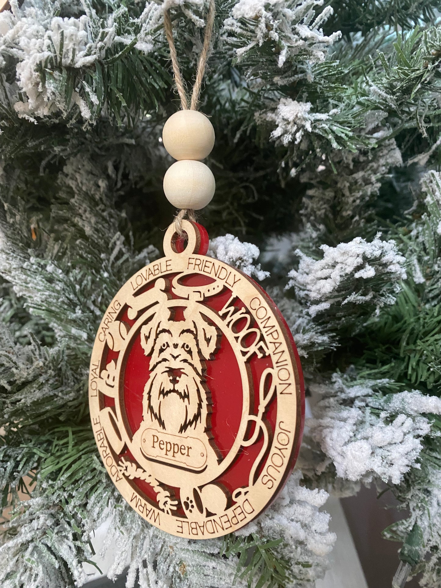 Adorable Personalized Dog Ornaments